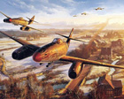 painting of German aircraft in the war
