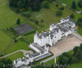 aerial photo of Blair Castle