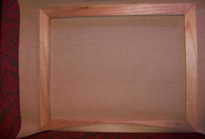 canvas and stretcher frame