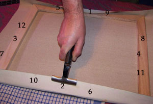 order for stapling canvas