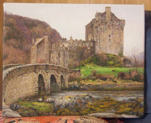 Scottish oil painting
