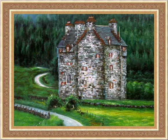 Forter Castle painting