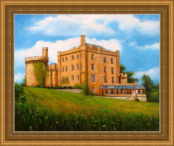 Dalhousie Castle painting