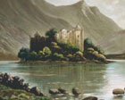 anonymous painting of kilchurn castle