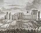 etching showing how Bothwell Castle looked in 1690