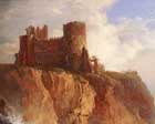 a painting of Tantallon castle by Scottish artist Nasmyth