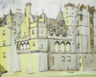 painting of Gordon Castle