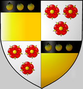 painting of the shield of the Duke of Montrose