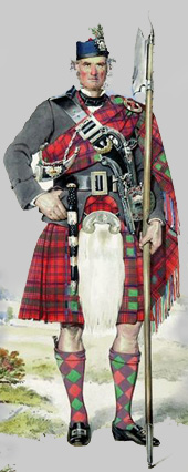 old painting of Clan Chief