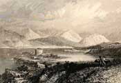 picture of Dunstaffnage castle in 1838
