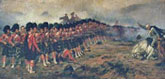 painting showing the Sutherland Highlanders fighting at Crimea