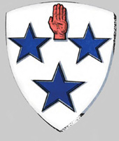 shield showing the arms of Clan Mackay 