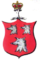 painting of Robertson clan shield