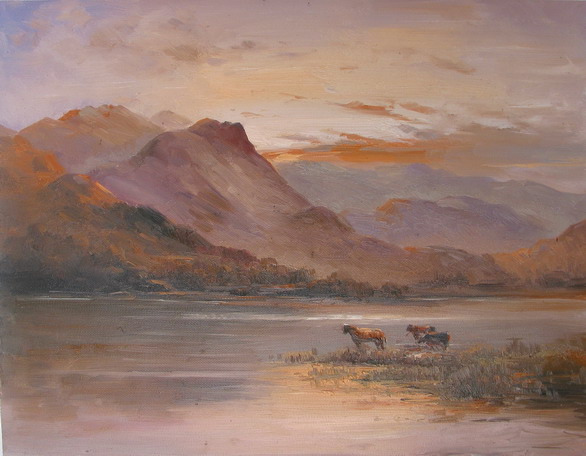 Scottish artist painting
