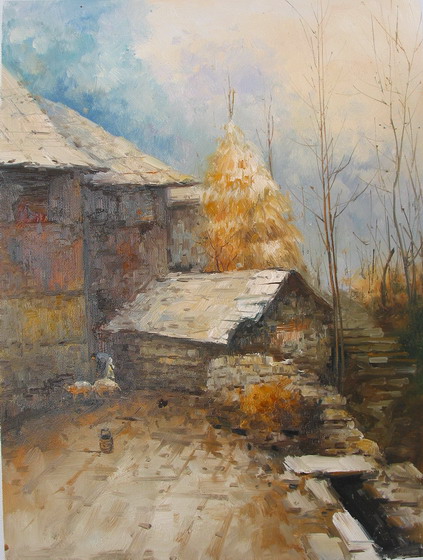 Scottish artist painting
