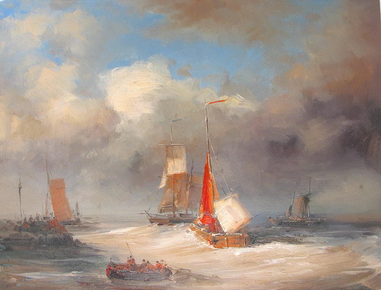 Scottish artist painting
