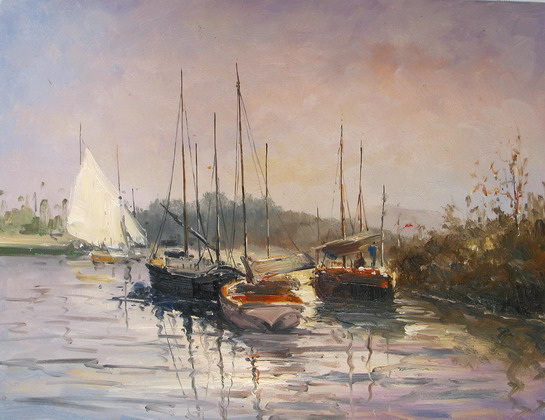 Scottish artist painting