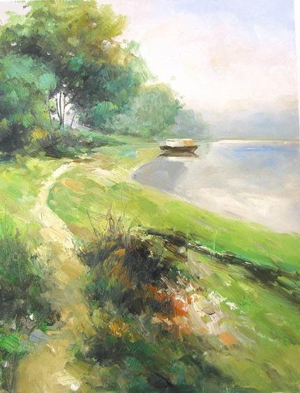 Scottish artist painting