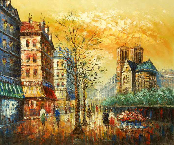 notre dam painting