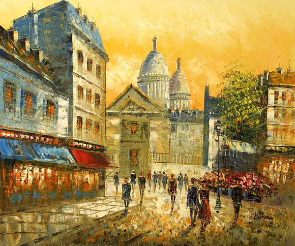 Scottish artist painting