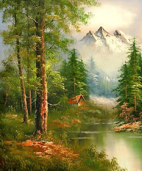 Scottish artist painting