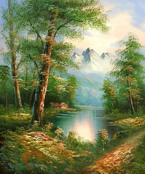 Scottish artist painting