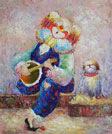 clown painting