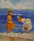 painting by the seaside