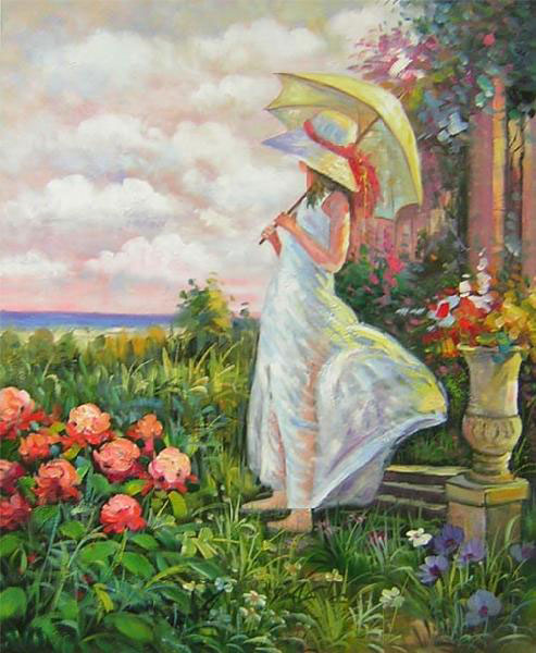 victorian style painting