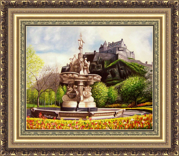 Scottish artist painting