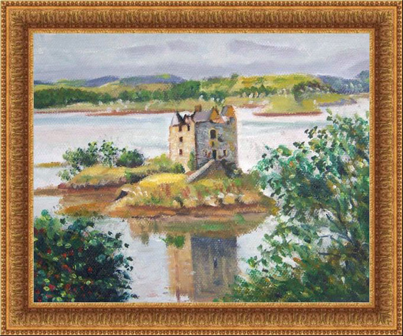 Scottish artist painting