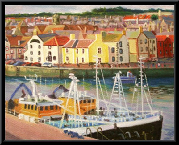 Scottish artist painting