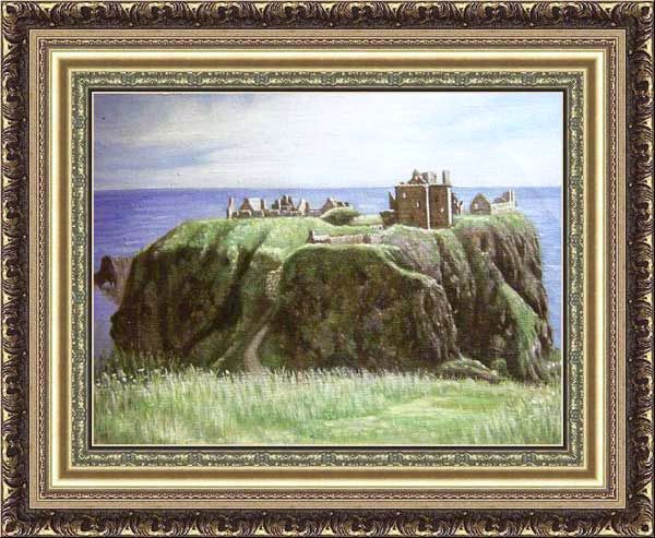 Scottish artists oil painting of the wallace monument