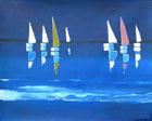 oil painting of seascape