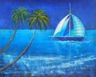boat painting art gallery