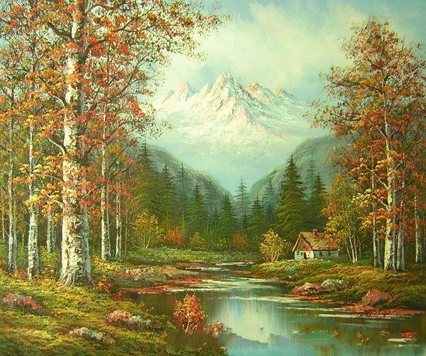 landscape mountain painting